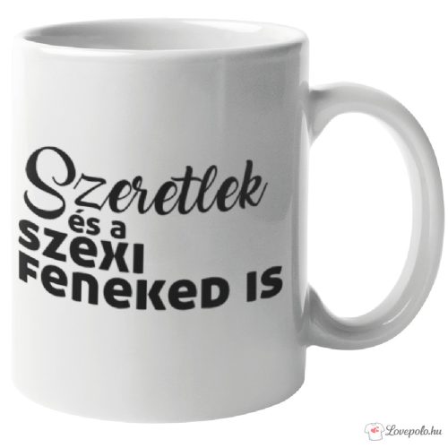 Szexi feneked bögre