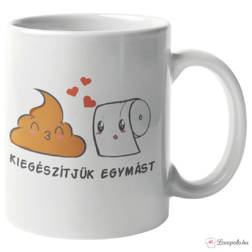 Kiegészítjük egymást bögre