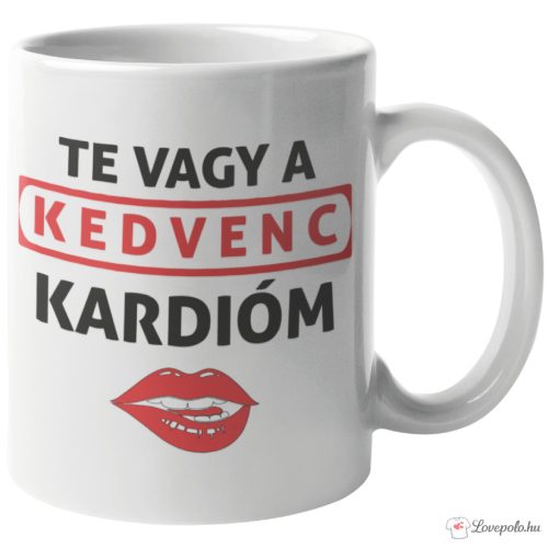 A kedvenc kardióm bögre