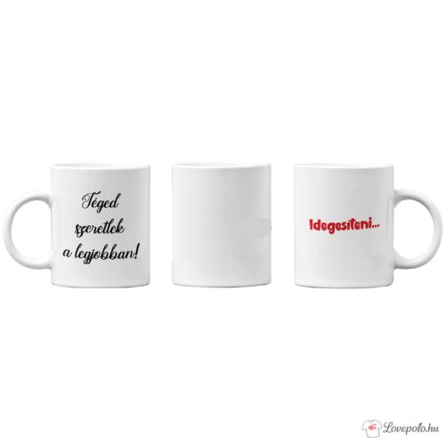 Téged szeretlek a legjobban bögre