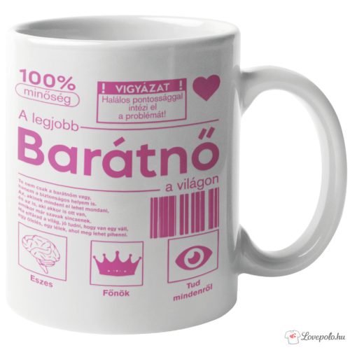 A legjobb barátnő bögre