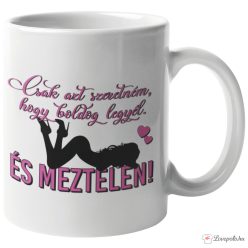 Boldog és meztelen bögre