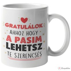 Gratulálok pasim bögre