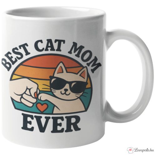 Best Cat Mom bögre