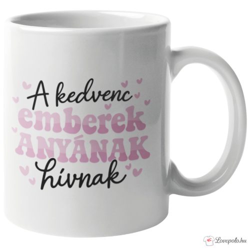 A kedvenc emberek bögre