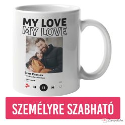 My Love Bögre saját fotóval