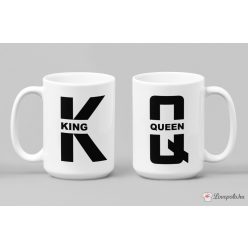 King Queen páros bögrék