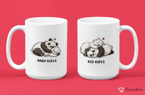 Nagykifli, kiskifli páros bögrék