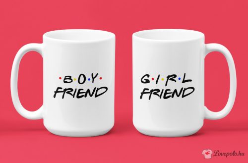 Boyfriend, Girlfriend páros bögrék