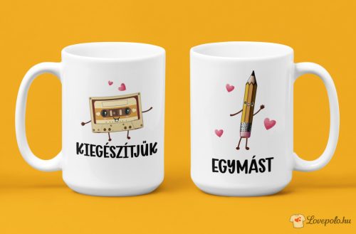 Kiegészítjük egymást páros bögrék