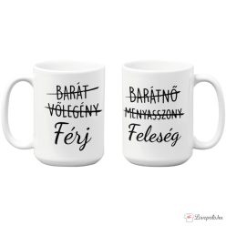 Férj és Feleség páros bögrék